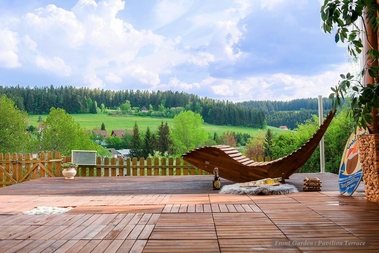 Unterkirnach Entire House In Schwarzwald With Mountain View, Private Gym,Sauna And Gardenヴィラ エクステリア 写真